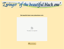 Tablet Screenshot of beautiful-black-one.de